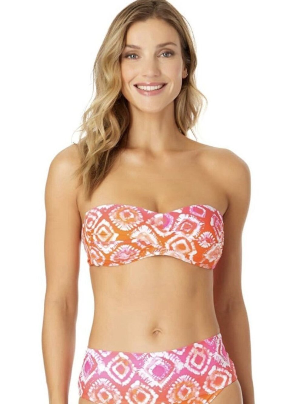 Anne Cole Women's Twist Bandeau Bikini Swim Top, XL